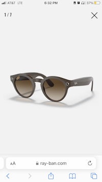 ray ban aviator sunglasses in grey