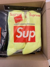 supreme socks in a box